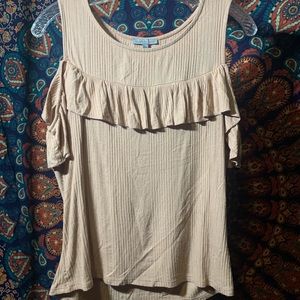 Dusty Rose Off the Shoulder Top